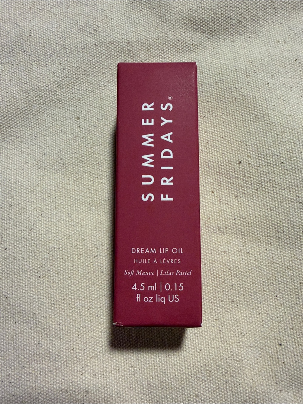 Summer Fridays Dream Lip Oil — Soft Mauve | Lilas Pastel